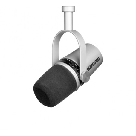 Shure MV7 Argento Microfono da studio (MV7-S)