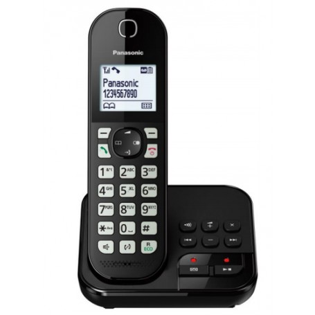 Panasonic KX-TGC460GB telefono Telefono DECT Identificatore di chiamata Nero (KX-TGC460GB)