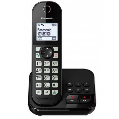 Panasonic KX-TGC460GB Telefono DECT Identificatore di chiamata Nero (KX-TGC462GB)