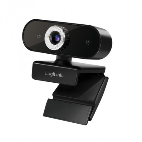 LogiLink UA0371 webcam 3 MP 1920 x 1080 Pixel USB 2.0 Nero, Argento (UA0371)