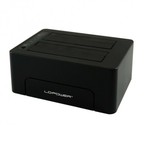 LC-Power LC-DOCK-C docking station per unità di archiviazione USB 3.2 Gen 2 (3.1 Gen 2) Type-C Nero (LC-DOCK-C)