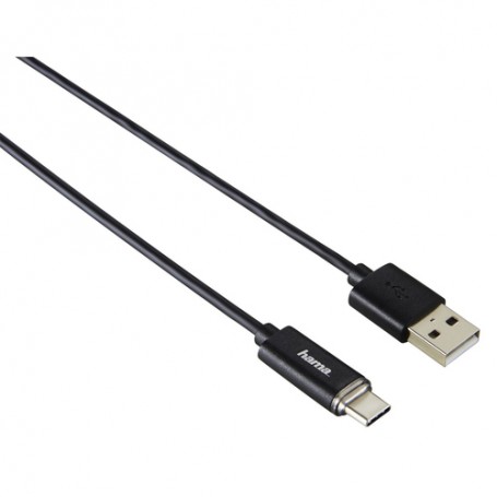 Hama 00074255 cavo USB 1 m USB 2.0 USB A USB C Nero (74255)
