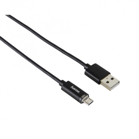 Hama 00074254 cavo USB 1 m USB 2.0 USB A Micro-USB A Nero (74254)
