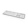 Hama KMW-700 tastiera RF Wireless QWERTZ Tedesco Argento, Bianco (182676)