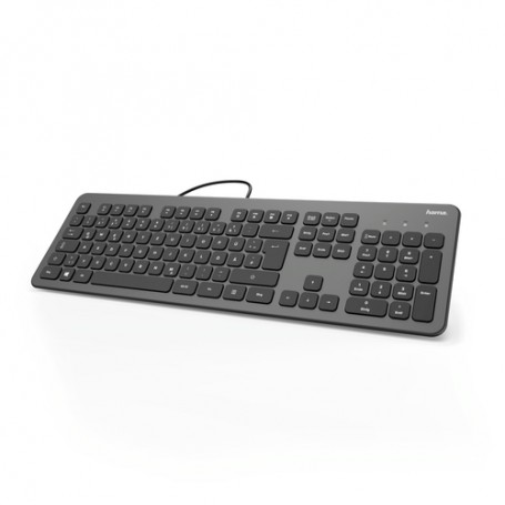 Hama KC-700 tastiera USB QWERTZ Tedesco Nero (182652)