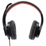 Hama HS-USB400 Cuffia Padiglione auricolare USB tipo A Nero, Rosso (139927)
