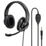 Hama HS-P350 Cuffia Padiglione auricolare Connettore 3.5 mm Nero (139926)