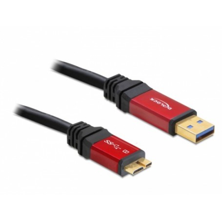 DeLOCK 5.0m 3.0 USB A-micro-B cavo USB 5 m USB 3.2 Gen 1 (3.1 Gen 1) Micro-USB B (82763)