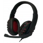 LogiLink HS0033 cuffia e auricolare Padiglione auricolare Nero, Rosso (HS0033)