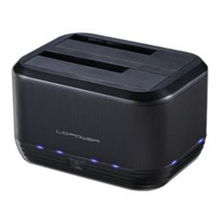 LC-Power LC-DOCK-U3-III docking station per unità di archiviazione USB 3.2 Gen 1 (3.1 Gen 1) Type micro-B Nero (LC-DOCK-U3-III)