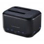 LC-Power LC-DOCK-U3-III docking station per unità di archiviazione USB 3.2 Gen 1 (3.1 Gen 1) Type micro-B Nero (LC-DOCK-U3-III)