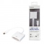 LogiLink UA0245A cavo e adattatore video 0,14 m DVI USB tipo A Bianco (UA0245A)