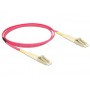 DeLOCK 84640 cavo a fibre ottiche 1 m LC OM4 Viola (84640)