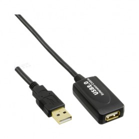InLine 20m USB 2.0 A m/f cavo USB USB A (34613I)