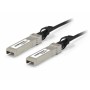LevelOne DAC-0103 cavo a fibre ottiche 3 m SFP+ Nero, Acciaio inossidabile (DAC-0103)
