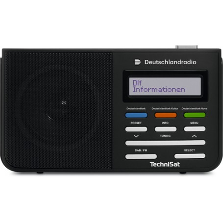 TechniSat Digitradio 210 Portatile Analogico e digitale Nero (0007/4961)