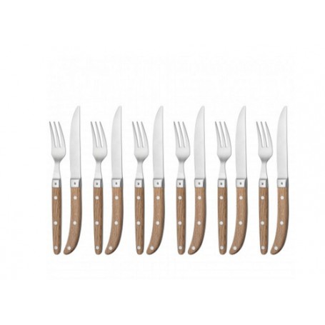 WMF 12.8063.6046 set di posate 12 pz Marrone, Metallico (12.8063.6046)
