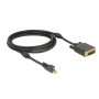 DeLOCK 83726 cavo e adattatore video 2 m Mini DisplayPort DVI Nero (83726)