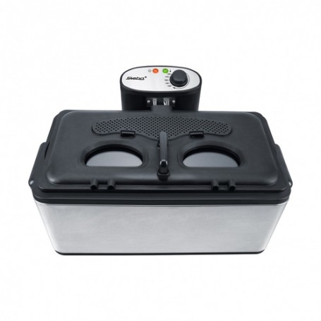 Steba FGN 2.0 6 L Indipendente 3000 W Friggitrice Nero, Acciaio inossidabile (262200)