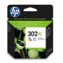 HP 302XL High Yield Tri-color Original Ink Cartridge cartuccia d'inchiostro 1 pz Resa elevata (XL) Ciano, Magenta, Gia (F6U67AE)