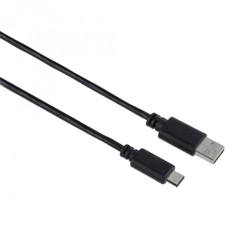 Hama 1m, USB2.0-C/USB2.0-A cavo USB USB A USB C Nero (74252)
