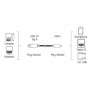 Hama 1m, USB2.0-C/USB2.0-A cavo USB USB A USB C Nero (74252)