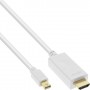InLine 17172K cavo e adattatore video HDMI tipo A (Standard) Bianco (17172K)