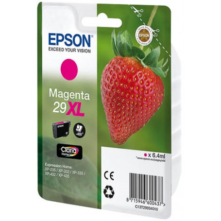 Epson Strawberry 29XL M cartuccia d'inchiostro 1 pz Originale Resa elevata (XL) Magenta (C13T29934010)