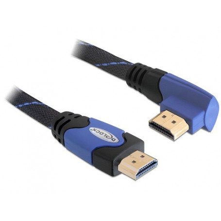 DeLOCK 3m High Speed HDMI 1.4 cavo HDMI HDMI tipo A (Standard) Nero, Blu (82957)