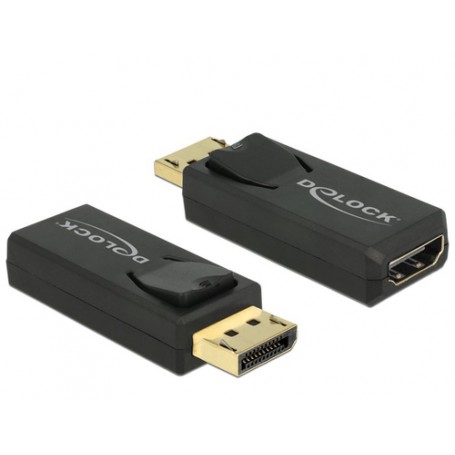 DeLOCK 65571 adattatore per inversione del genere dei cavi Displayport 1.2 HDMI Nero (65571)