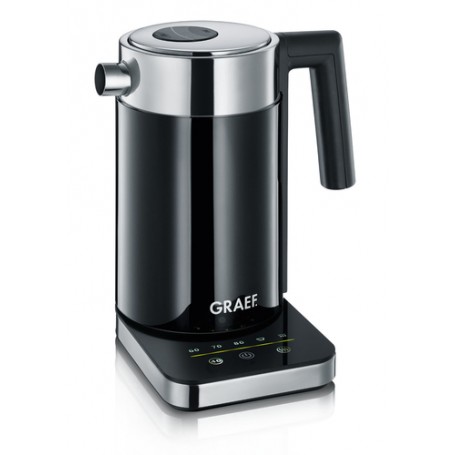 Graef WK 502 bollitore elettrico 1 L 2015 W Nero, Acciaio inossidabile (WK502EU)