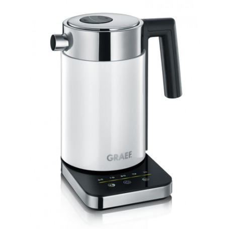 Graef WK 501 bollitore elettrico 1 L 2015 W Acciaio inossidabile, Bianco (WK501EU)