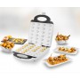 Unold 48360 piastra per waffle 24 waffle 1400 W Acciaio inossidabile, Bianco (48360)