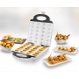 Unold 48360 piastra per waffle 24 waffle 1400 W Acciaio inossidabile, Bianco (48360)