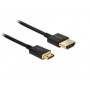 DeLOCK HDMI-A/HDMI-C, 0.5 m cavo HDMI 0,5 m HDMI tipo A (Standard) HDMI Type C (Mini) Nero (84787)