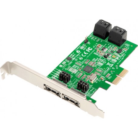 Dawicontrol DC-624E RAID controller RAID PCI Express x2 2.0 (DC-624E RAID RETAIL)