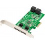 Dawicontrol DC-624E RAID controller RAID PCI Express x2 2.0 (DC-624E RAID RETAIL)