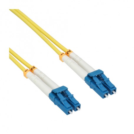 InLine 15m LC/LC 9/125µm cavo a fibre ottiche Giallo (88656O)
