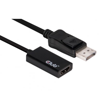 CLUB3D CAC-1056 cavo e adattatore video 0,2 m DisplayPort HDMI Nero (CAC-1056)