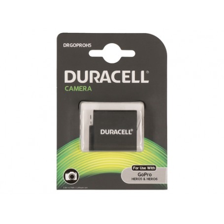 Duracell DRGOPROH5 Batteria per fotocamera/videocamera Ioni di Litio 1250 mAh (DRGOPROH5)