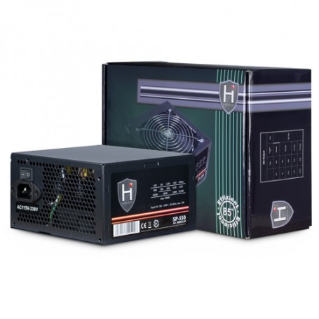 Inter-Tech HIPOWER SP-550 alimentatore per computer 550 W 20+4 pin ATX ATX Nero (88882110)