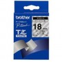 Brother Black on Clear Gloss Laminated Tape, 18mm nastro per etichettatrice TZ (TZ141)