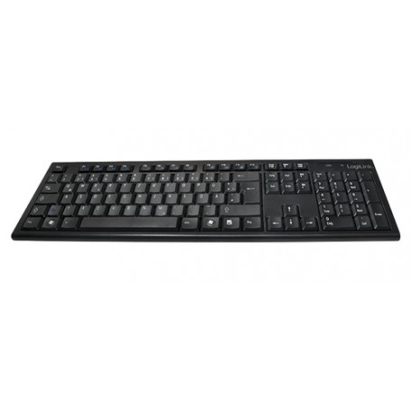LogiLink ID0104 tastiera RF Wireless QWERTZ Nero (ID0104)