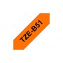 Brother TZe-B51 nastro per etichettatrice Nero su arancione fluorescente (TZB51)