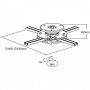 InLine 23138A supporto per proiettore Nero (23138A)