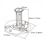 InLine 23134A supporto per proiettore Nero (23134A)