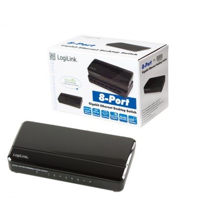 LogiLink NS0106 switch di rete Non gestito L2 Gigabit Ethernet (10/100/1000) Nero (NS0106)