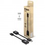 CLUB3D DisplayPort to HDMI Adapter Cable 0,13 m Nero (CAC-1001)