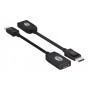 CLUB3D DisplayPort to HDMI Adapter Cable 0,13 m Nero (CAC-1001)