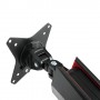 LogiLink BP0092 supporto da tavolo per Tv a schermo piatto 81,3 cm (32") Morsa Nero, Rosso (BP0092)